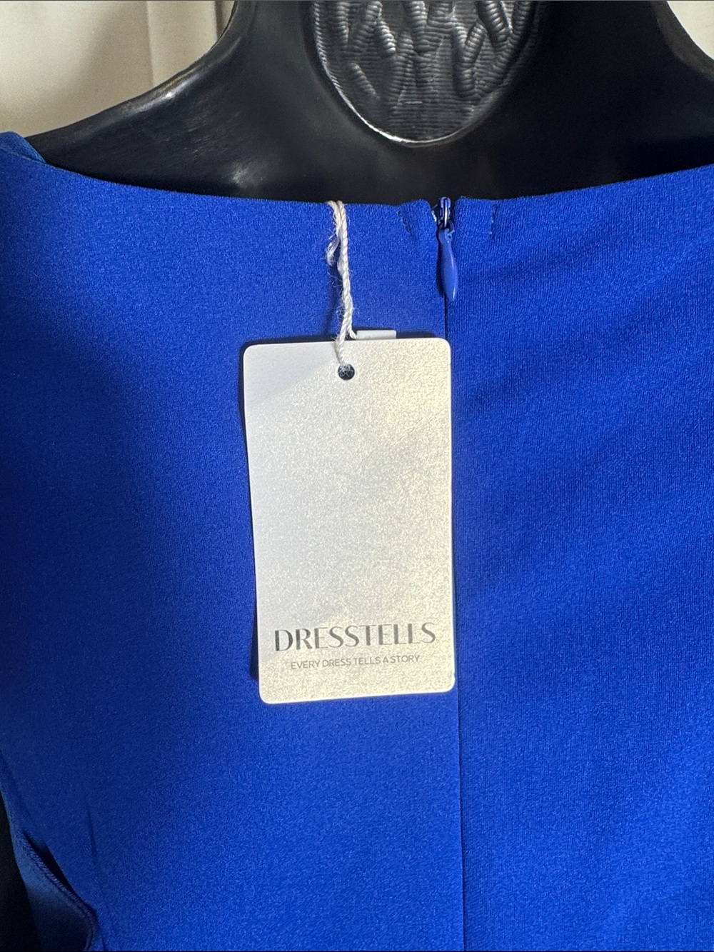 DRESSTELLS Royal Blue Midi Dress L - Picture 7 of 10
